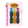 VAHINE - Colorants alimentaires bleu/jaune/rouge - paquet de 3 tubes de 6 ml Sonico.fr