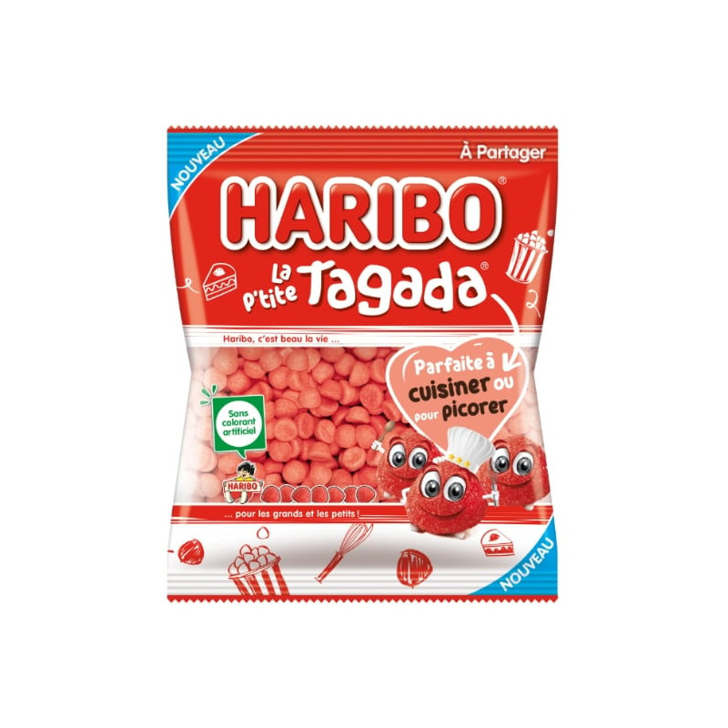 HARIBO - Bonbons Fraise La p'tite Tagada - sachet de 220 g Sonico.fr