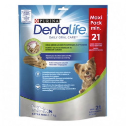 PURINA - DENTALIFE Récompense pour chien Extra Mini 2-7 kg - sachet de 21 bâtonnets - 207 g Sonico.fr
