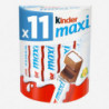KINDER - Maxi Barres enrobées  chocolat  - paquet de 11 barres - 231 g Sonico.fr