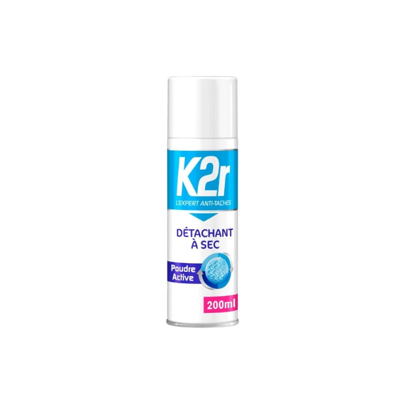 K2R - Détachant à sec spray poudre active - 200 ml Sonico.fr