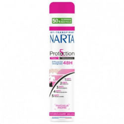 NARTA - Protection 5 Peau Vêtements 48h Fraicheur Propre Deodorant Femme - spray de 200 ml Sonico.fr