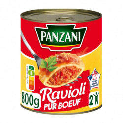 PANZANI - Le Ravioli Pur Boeuf - boite de 800 g Sonico.fr
