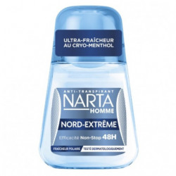 NARTA - Nord-Extrême Déodorant Anti Transpirant Homme 48h - roll-on de 50 ml Sonico.fr