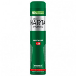 NARTA - Homme Efficacité Déodorant 48h - flacon de 200 ml Sonico.fr