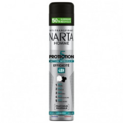 NARTA - Homme Protection 5 Action Intégrale Déodorant 48h - flacon de 200 ml Sonico.fr