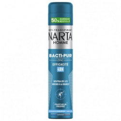 NARTA - Bacti-Pur au Zinc 48h Deodorant Homme - spray de 200 ml Sonico.fr