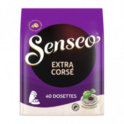 SENSEO - Extra Corsé Café dosettes - Paquet de 40 dosettes - 277g Sonico.fr