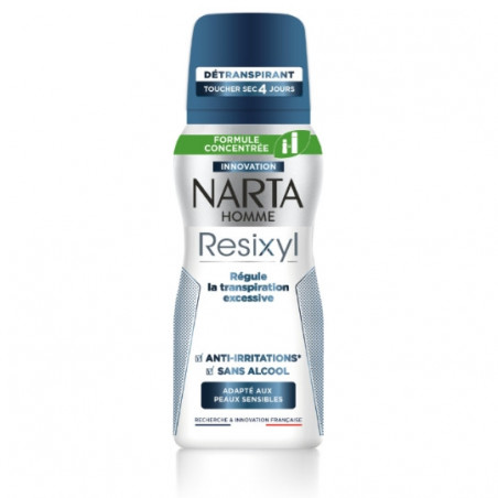 NARTA - Resixyl Transpiration Excessive Déodorant Homme - flacon de 100 ml Sonico.fr