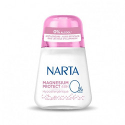 NARTA - Magnésium Protect Hypoallergénique 48h Deodorant Femme - roll-on de 50 ml Sonico.fr