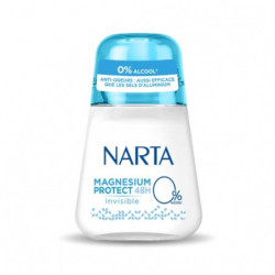 NARTA - Magnesium Protect 0% Invisible Déodorant 48h - roll-on de 50 ml Sonico.fr