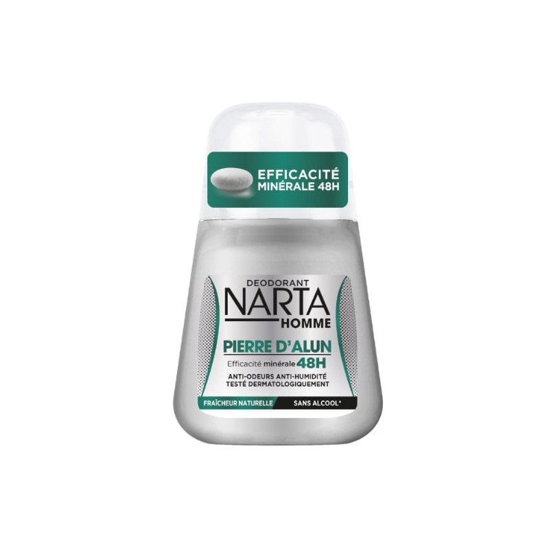 NARTA - Homme Pierre d'Alun Déodorant 48h - roll-on de 50 ml Sonico.fr