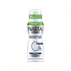 NARTA - Magnesium Protect 0% Invisible Déodorant Homme 48h - spray de 100 ml Sonico.fr