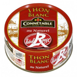CONNETABLE - Thon blanc au naturel Label Rouge - boîte de 112 g Sonico.fr