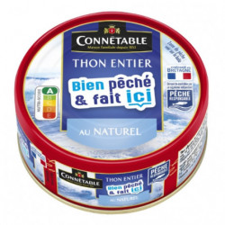 CONNETABLE - Thon entier au naturel - boîte de 112 g Sonico.fr