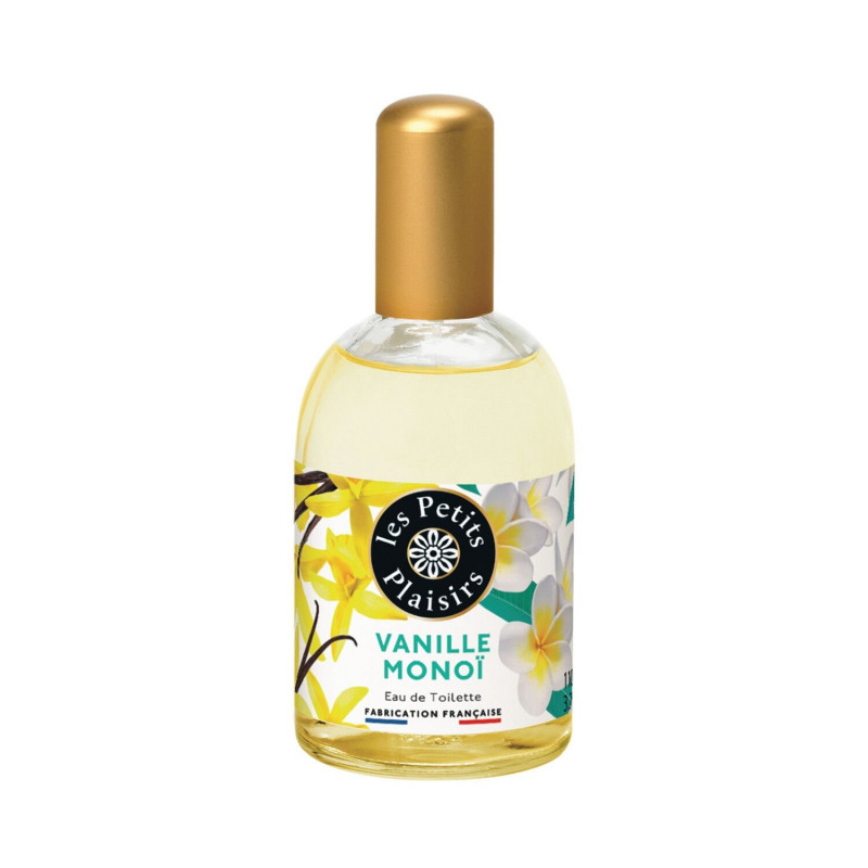 LES PETITS PLAISIRS - Vanille Monoï Eau de toilette - vaporisateur de 110 ml Sonico.fr