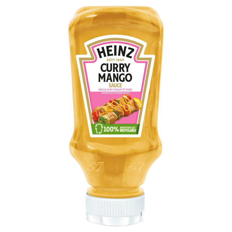 HEINZ - Sauce Curry Mango - pot de 225 g Sonico.fr