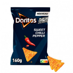 DORITOS - Tortillas Chips goût Sweet Chili Pepper - sachet de 160 g Sonico.fr