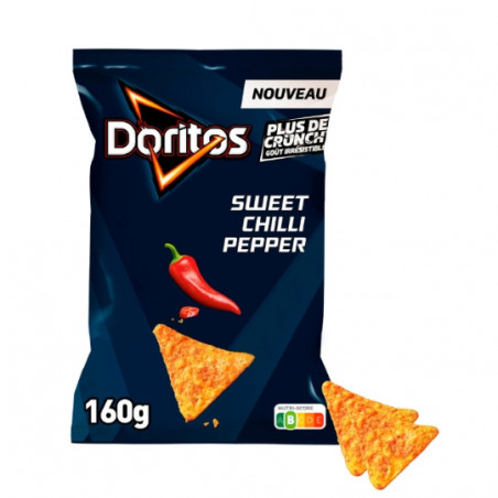 DORITOS - Tortillas Chips goût Sweet Chili Pepper - sachet de 160 g Sonico.fr