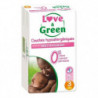 LOVE GREEN - Couches écologiques taille 3 (4-9 kg) paquet de 52 couches Sonico.fr