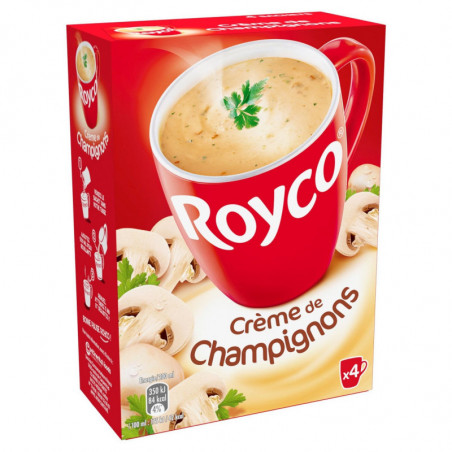 ROYCO - Soupe Minute Soup Crème de Champignons déshydratée - boite de 60 g Sonico.fr