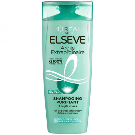 ELSEVE - Shampooing Argile Extraordinaire -  flacon de 300 ml Sonico.fr
