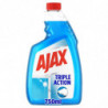 AJAX - Recharge Nettoyant Ménager Vitres Triple Action - recharge de 750 ml Sonico.fr