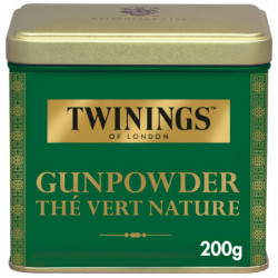 TWININGS - Gunpowder Thé vert Nature en Vrac - boite de 200 g Sonico.fr