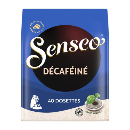 SENSEO - Décaféiné Café dosettes - Paquet de 40 dosettes - 277 g Sonico.fr