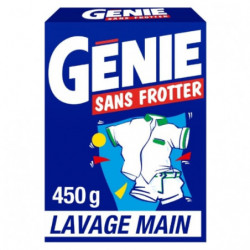 GENIE - Lessive Poudre À La Main sans frotter - paquet de 450 g Sonico.fr