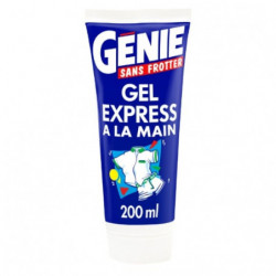 GENIE - Lessive main sans frotter Gel Express - tube de 200 ml Sonico.fr