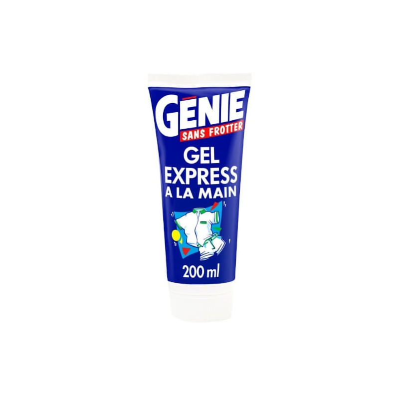 GENIE - Lessive main sans frotter Gel Express - tube de 200 ml Sonico.fr