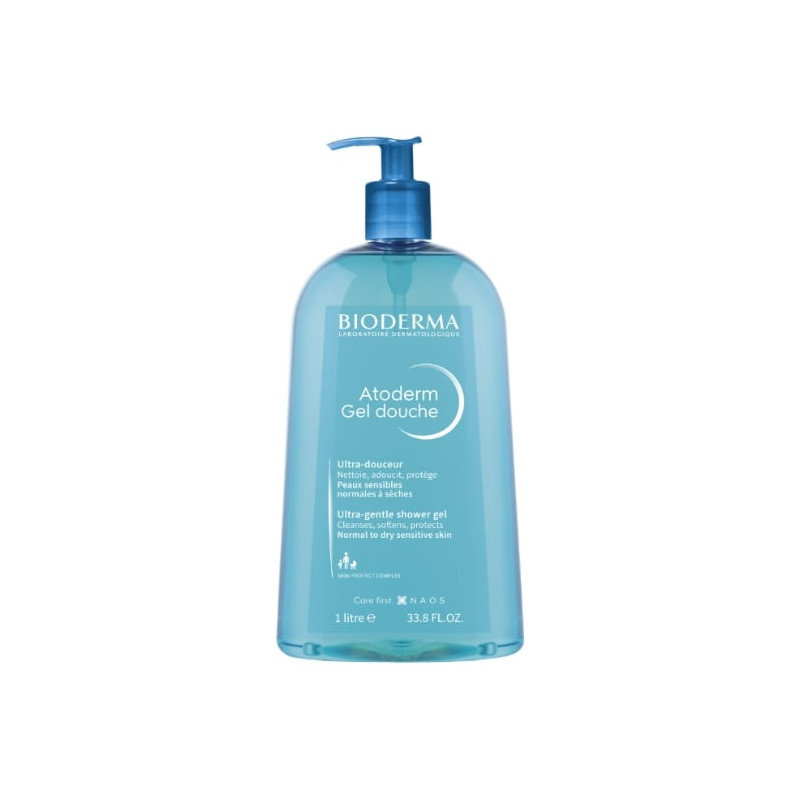 BIODERMA - Gel Douche Atoderm Nettoyant Douceur - flacon de 1 L Sonico.fr