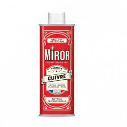 MIROR - Cuivre Brillant Instantané Nettoyant Ménager - flacon de 250 ml Sonico.fr