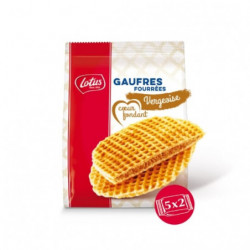 LOTUS - Gaufres Fourrées Cur Fondant Saveur Vergeoise - paquet de 310 g Sonico.fr