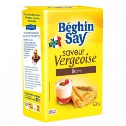 BEGHIN SAY - Sucre saveur Vergeoise brune - paquet de 500 g Sonico.fr
