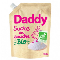 DADDY - Bio Sucre En Poudre - Doypack de 750 g Sonico.fr