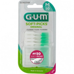 GUM - Soft Picks Original M Brossettes Interdentaire - boite de 50 brossettes Sonico.fr