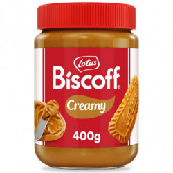 LOTUS - BISCOFF Creamy Pâte à tartiner spéculoos - pot de 400 g Sonico.fr