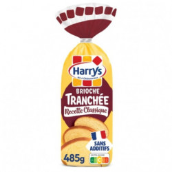 HARRYS - Brioche tranchée recette classique nature sans additifs - sachet de 485 g Sonico.fr
