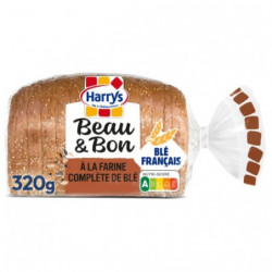 HARRYS - Beau & Bon Complet Lin et Tournesol Pain De Mie - paquet de 320 g Sonico.fr