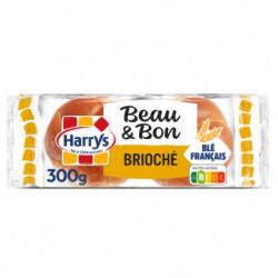HARRYS - Beau & Bon Brioché Pain Burger - sachet de 4 pains - paquet de 300 g Sonico.fr
