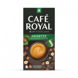 CAFE ROYAL - Noisette n°4 Café capsules Compatibles Nespresso - boite de 10 capsules Sonico.fr