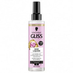 SCHWARZKOPF - GLISS Lait Démêlant Express Soie Liquide Cheveux Ternes et Cassants - flacon de 200 ml Sonico.fr