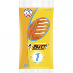 BIC - Sensitive 1 lame Rasoirs jetable - sachet de 10 rasoirs Sonico.fr