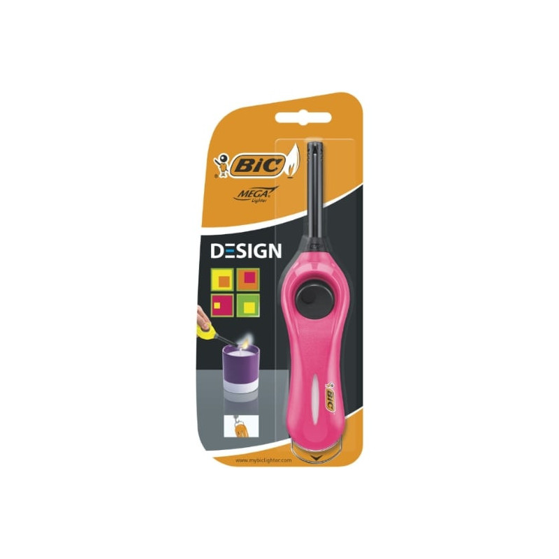 BIC - Briquet Megalighter Design Fluo - modèle aléatoire Sonico.fr