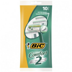 BIC - Comfort 2 lames Rasoirs jetable - sachet de 10 rasoirs Sonico.fr