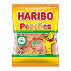 HARIBO - Peaches Bonbons - paquet de 250 g Sonico.fr