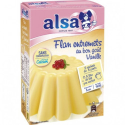 ALSA - Préparation Flan Entremets Vanille - boite de 192 g Sonico.fr