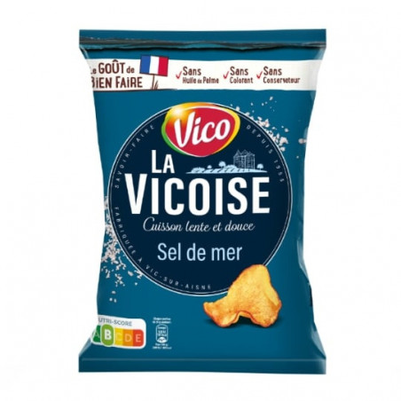 VICO - Chips La Vicoise Sel de mer - paquet de 120 g Sonico.fr